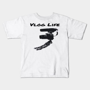 Vlog Life Kids T-Shirt